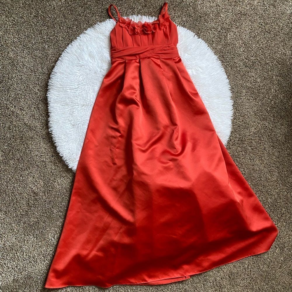 David’s Bridal Dress Size Small 10 Flower Girl‎ Fall Wedding Tulle Long